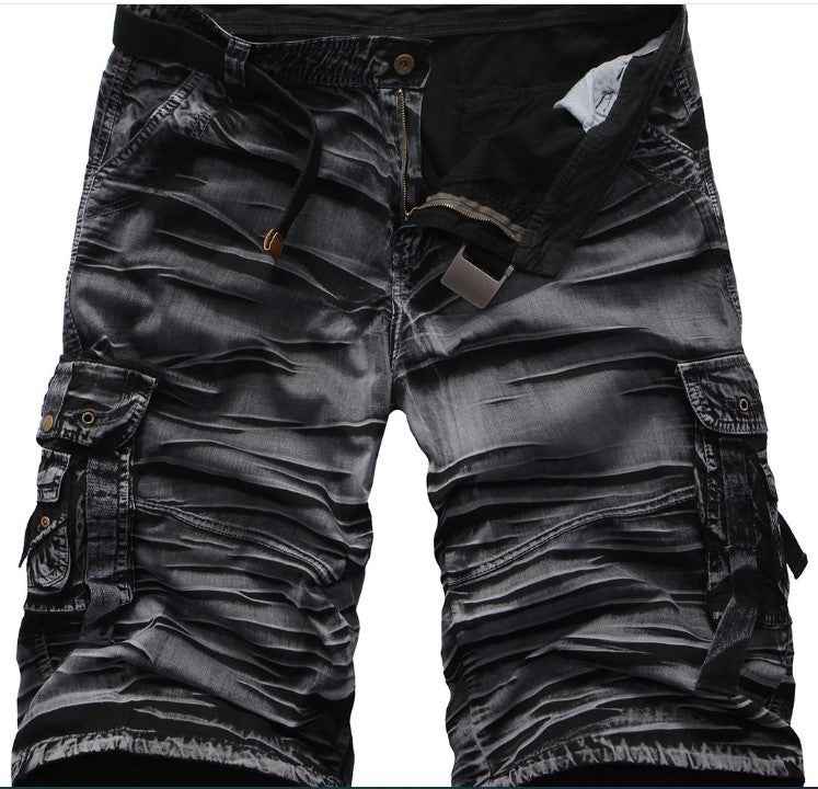 Summer Men's Loose Large Size Camouflage Pants Leisure Cargo Shorts