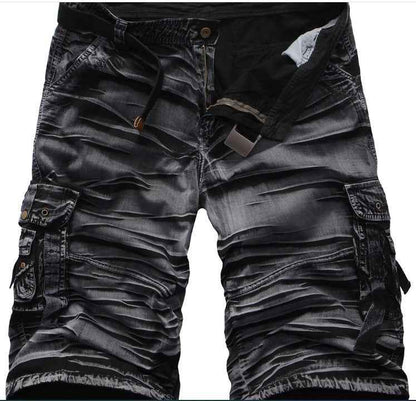 Summer Men's Loose Large Size Camouflage Pants Leisure Cargo Shorts