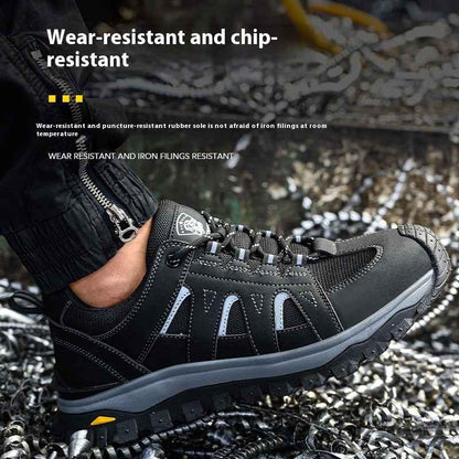 Men's Deodorant Toe Cap Lightweight Protective Footwear