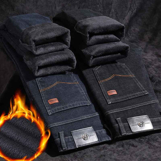 Warm Stretch Loose Straight Casual Pants