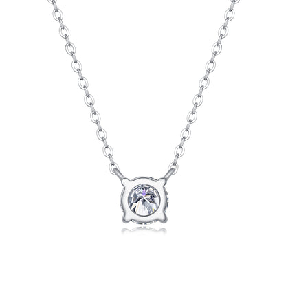 My Heart Will Last Forever - Affordable Diamond Jewelry Necklace Pendant Set With 1-carat And 2-carat Moissan Diamonds, S925 Sterling Silver And Platinum Plating. --Prohibit TikTok Sales