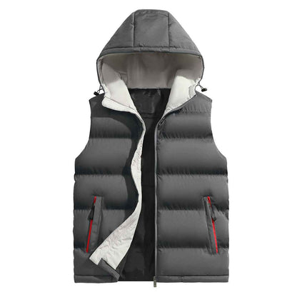 New Sports Casual Hooded Youth Sleeveless Vest
