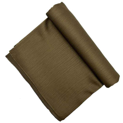 Satin-colored Women's Pleated Scarf Mid-length