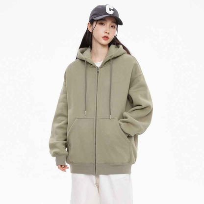 Casual Hooded Cardigan Sweatshirt For Men