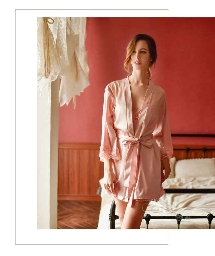 Sexy silk nightdress