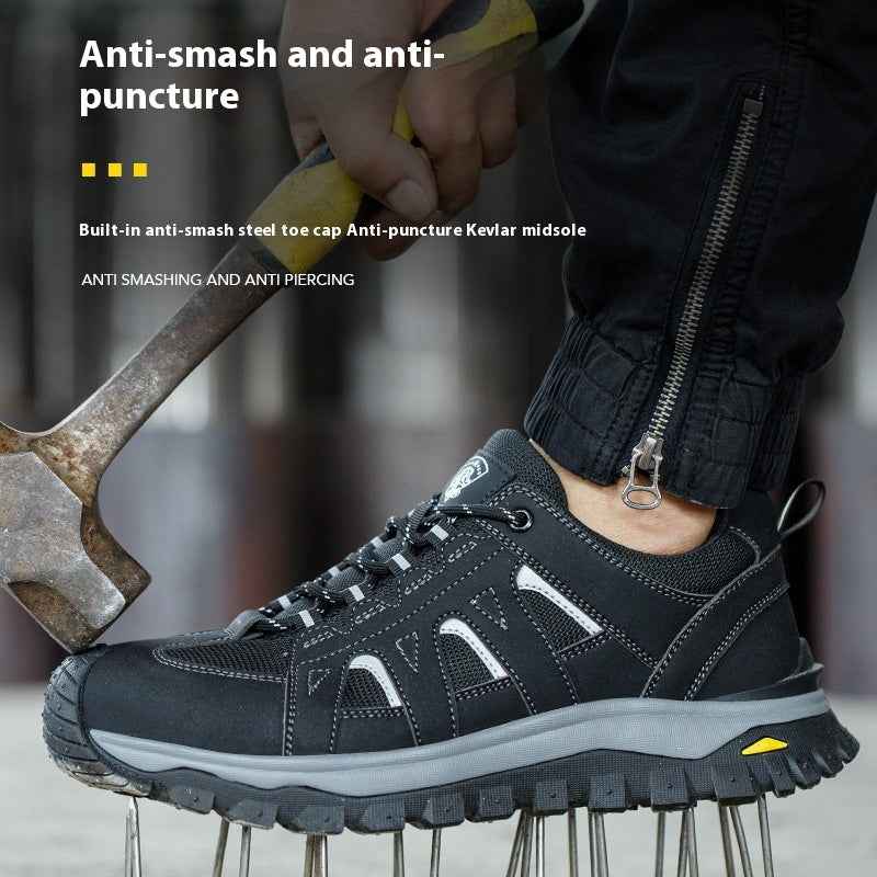 Men's Deodorant Toe Cap Lightweight Protective Footwear