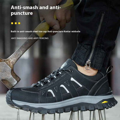 Men's Deodorant Toe Cap Lightweight Protective Footwear