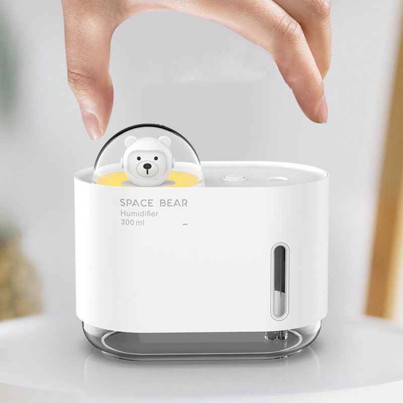 New Cute Pet Humidifier Spray Water Meter Night Light Usb