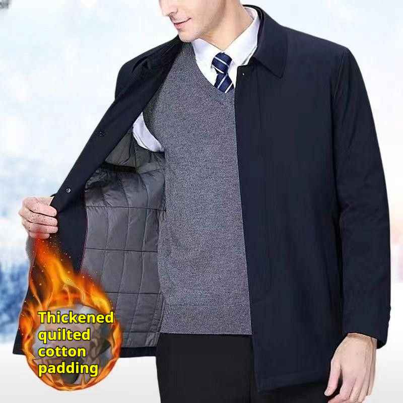 Men's Padded Thick High-end Cotton Coat
