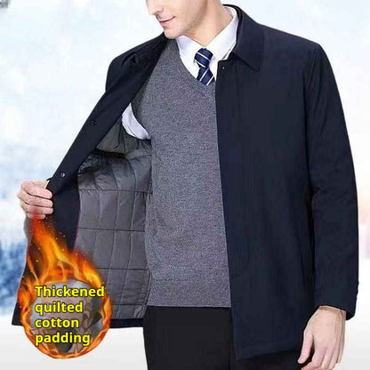 Men's Padded Thick High-end Cotton Coat