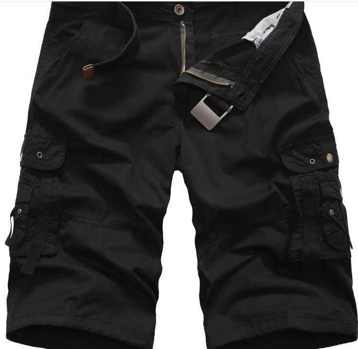 Summer Men's Loose Large Size Camouflage Pants Leisure Cargo Shorts