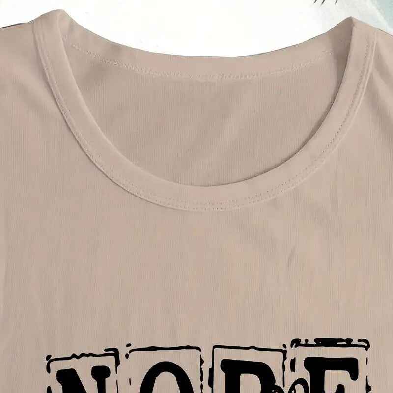 Womens Nope Not Today T Shirt Casual Funny Letter Printed Crew Neck Long Sleeve Shirts