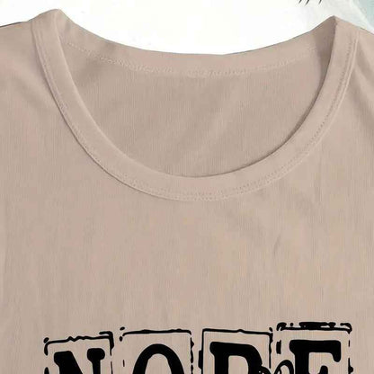 Womens Nope Not Today T Shirt Casual Funny Letter Printed Crew Neck Long Sleeve Shirts