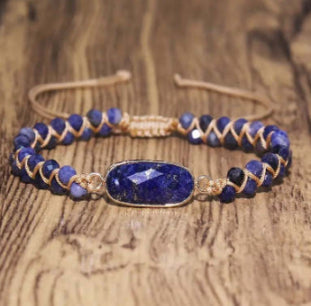 Handmade Creative Woven Bracelet Love Stone Winding Bracelet