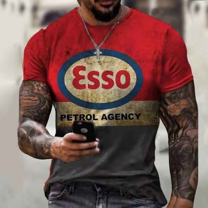 3D Digital Printing T-Shirt Short-Sleeved T-Shirt Top