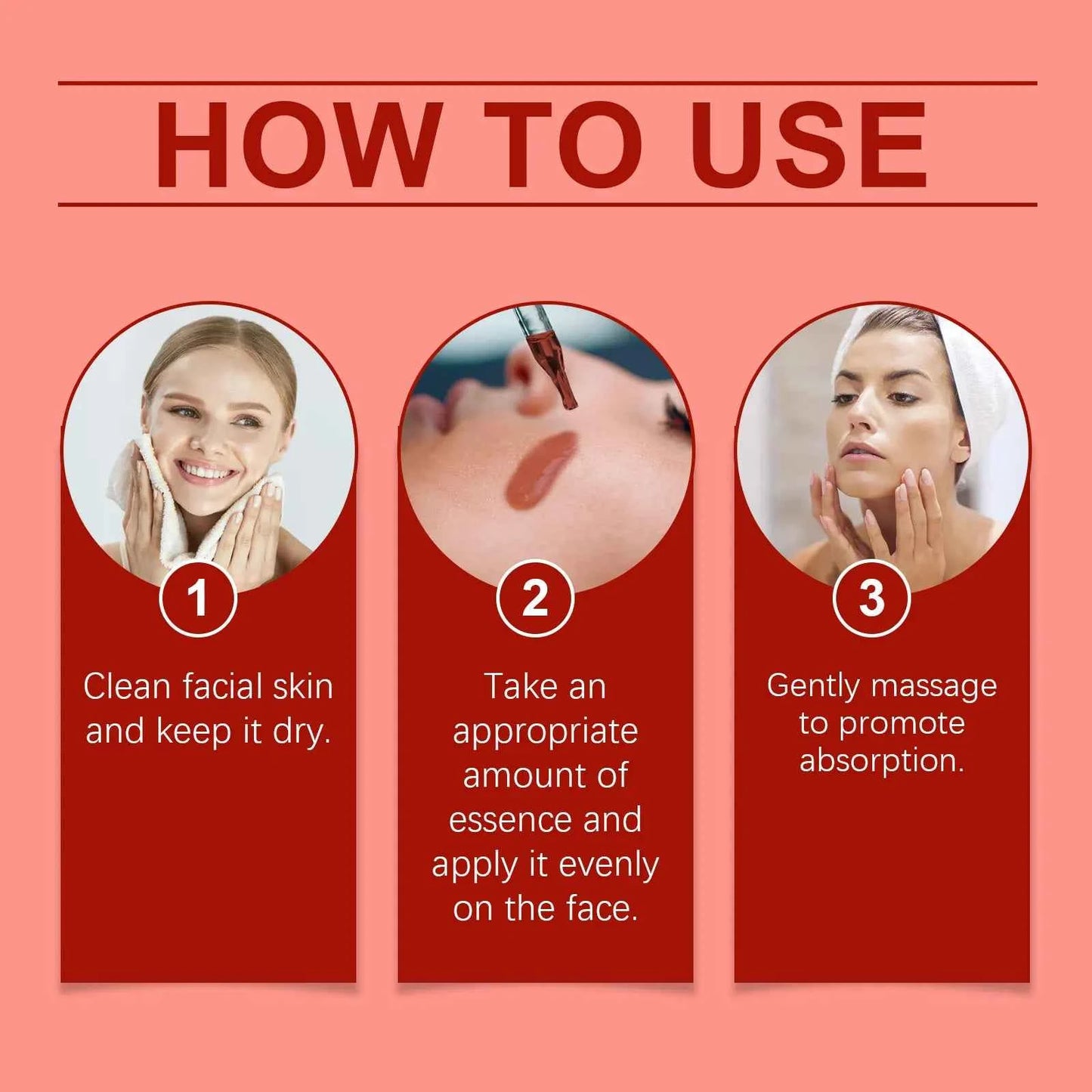 Hoygi Retinol Face Serum Glowing Skin Tone Improve Skin Elasticity Refreshing Texture Anti-aging Moisturizing Facial Serum