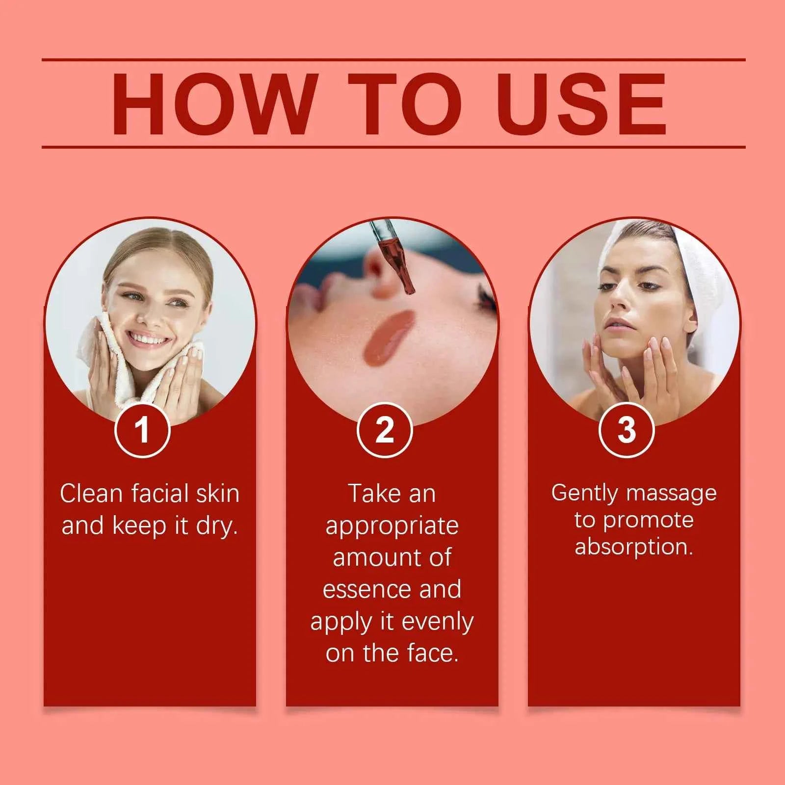 Hoygi Retinol Face Serum Glowing Skin Tone Improve Skin Elasticity Refreshing Texture Anti-aging Moisturizing Facial Serum