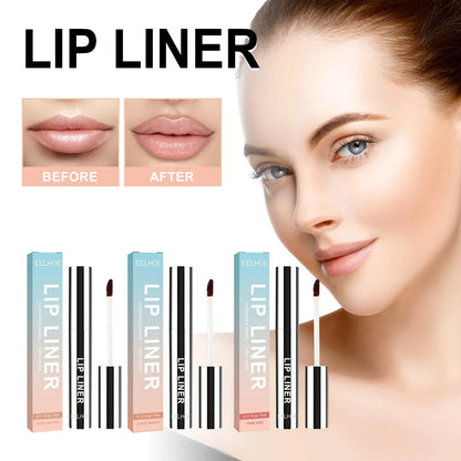 Eelhoe 5ml Peel Off Lip Liner Pen Waterproof Long Lasting Plump Lip Matte Velvet Gloss Nourish Sexy Contour Lips Make Up Pencil - AMULET RING STORE