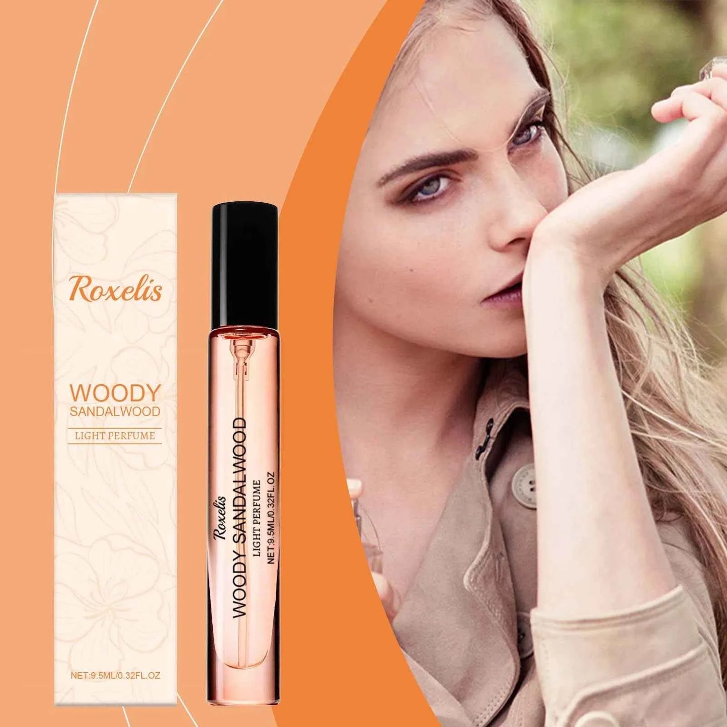 Roxelis Wooden Sandalwood Eau De Toilette Wristband Leave Fragrance Natural Fresh Wood Sandalwood Small Group Atmosphere Perfume