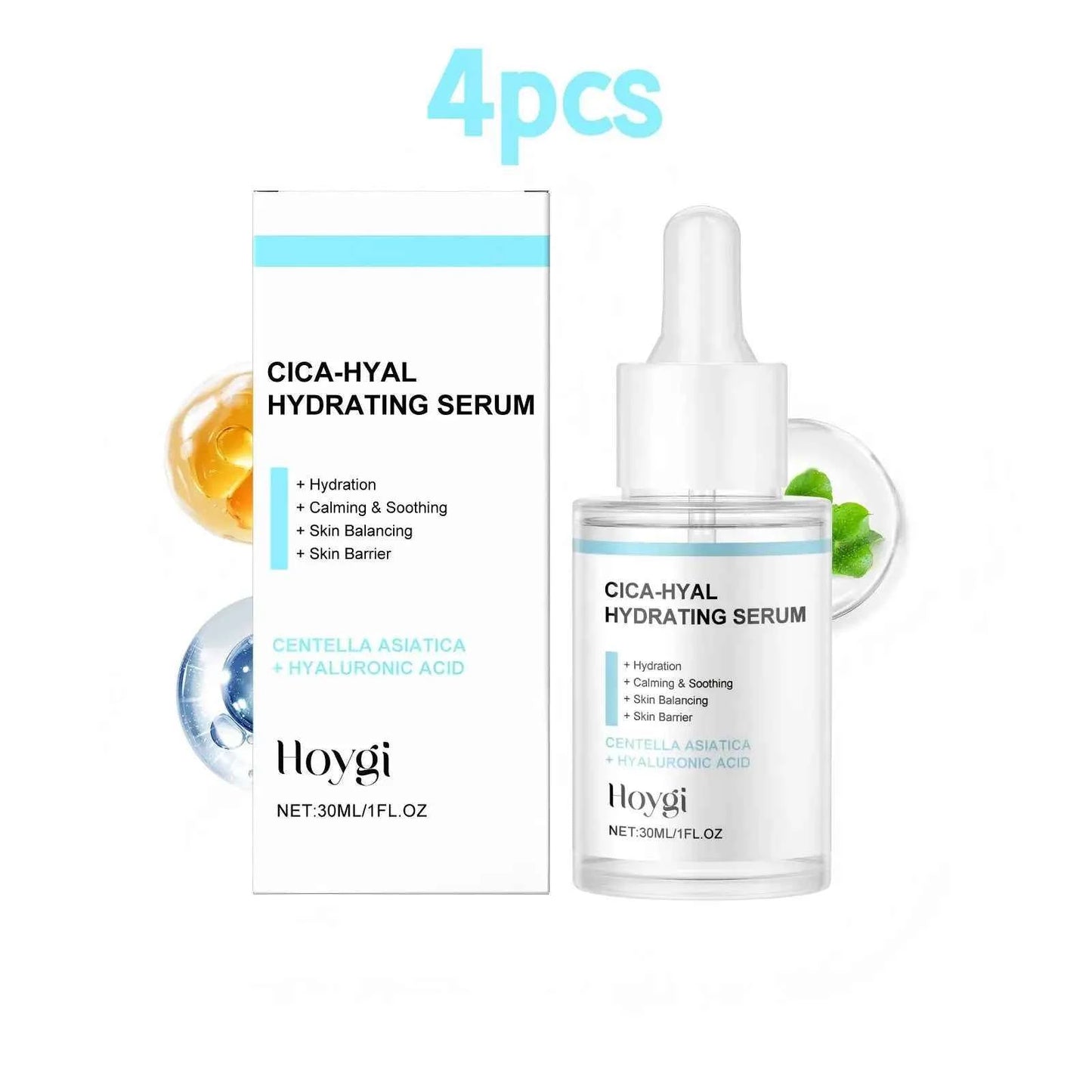 Hoygi 30ml Hyaluronic Acid Hydrating Face Serum Brightening Skin Tone Improve Dullness Moisturizing Face Care Nourish Face Serum