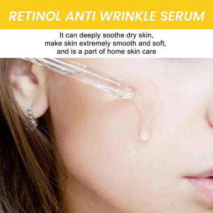 EELHOE Retinol Face Serum Tightening Skin Remove Wrinkles Prevent Aging Moisturizing Smoothing Glowing Skin Tone Face Serum