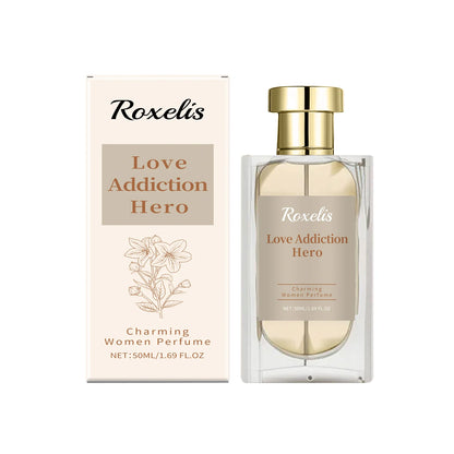 Roxelis 50ml Charming Women Perfume Long Lasting Floral Scent Dating Flirting Atmosphere Natural Fresh Glamour Body Mist Perfume