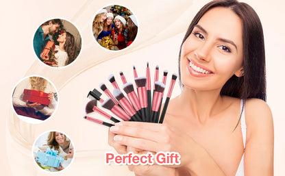 BESTOPE PRO Makeup Brushes Makeup Brush Set - 16 Pcs Premium Synthetic Foundation Concealers Eye Shadows Make Up Brushes set,Eye - AMULET RING STORE