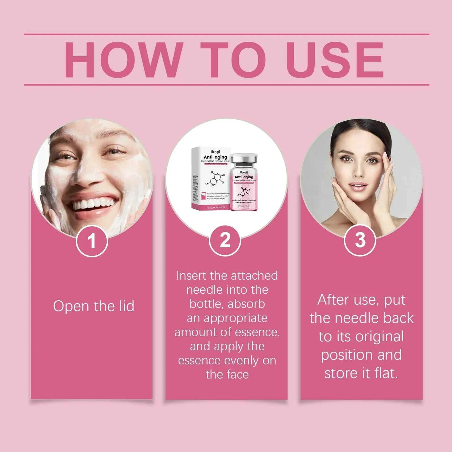 Hoygi 10ml Nourishing Niacinamide Serum Moisturizing Face Care Hydrating Skin Rejuvenating Firm Facial Skin Lifting Serum