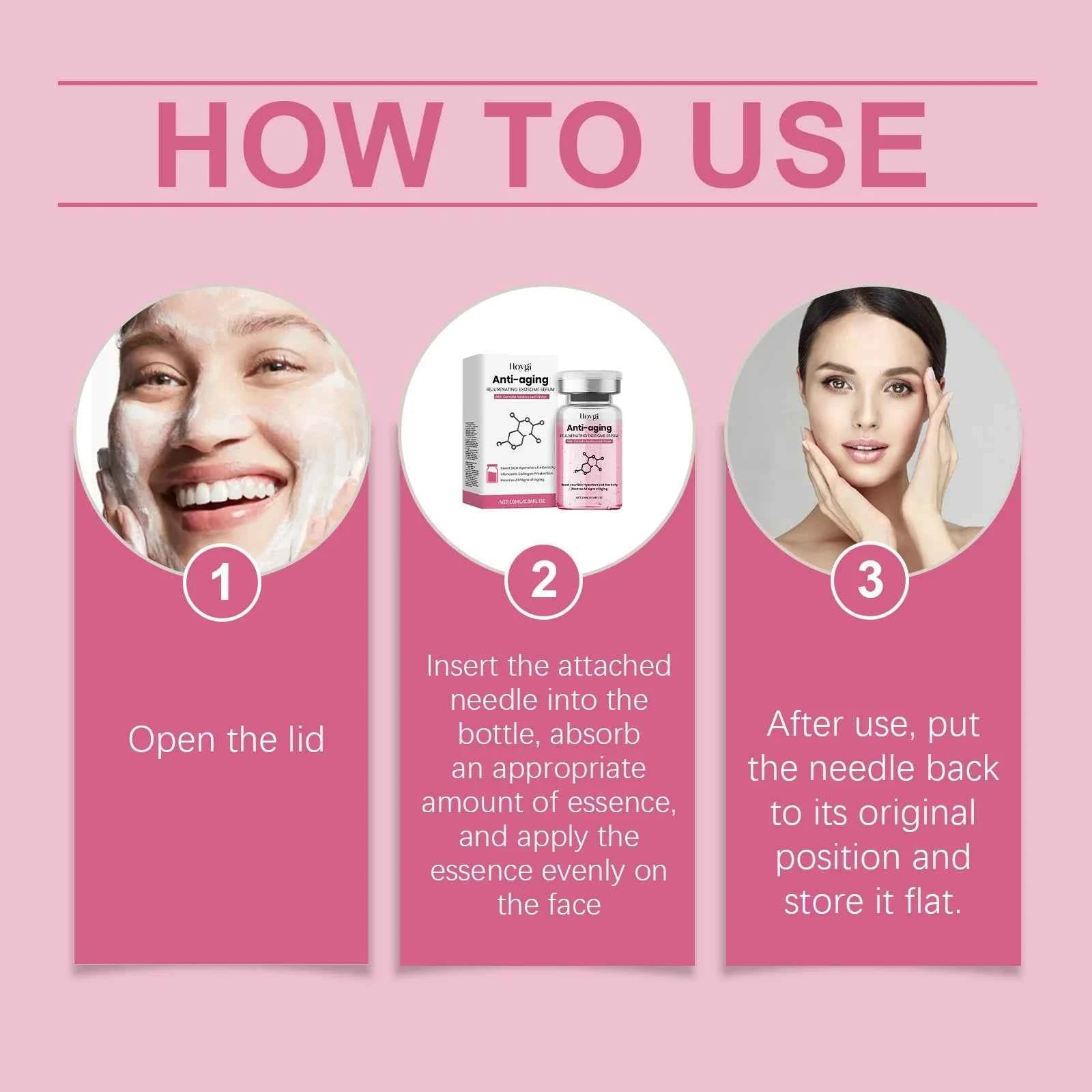 Hoygi 10ml Nourishing Niacinamide Serum Moisturizing Face Care Hydrating Skin Rejuvenating Firm Facial Skin Lifting Serum