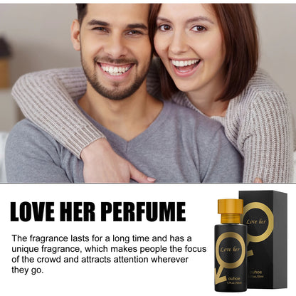 Ouhoe 50ml Pheromone Perfume Love Her Long Lasting Fragrance Refreshing Body Flirting Dating Deodorant Charming Perfume Spray