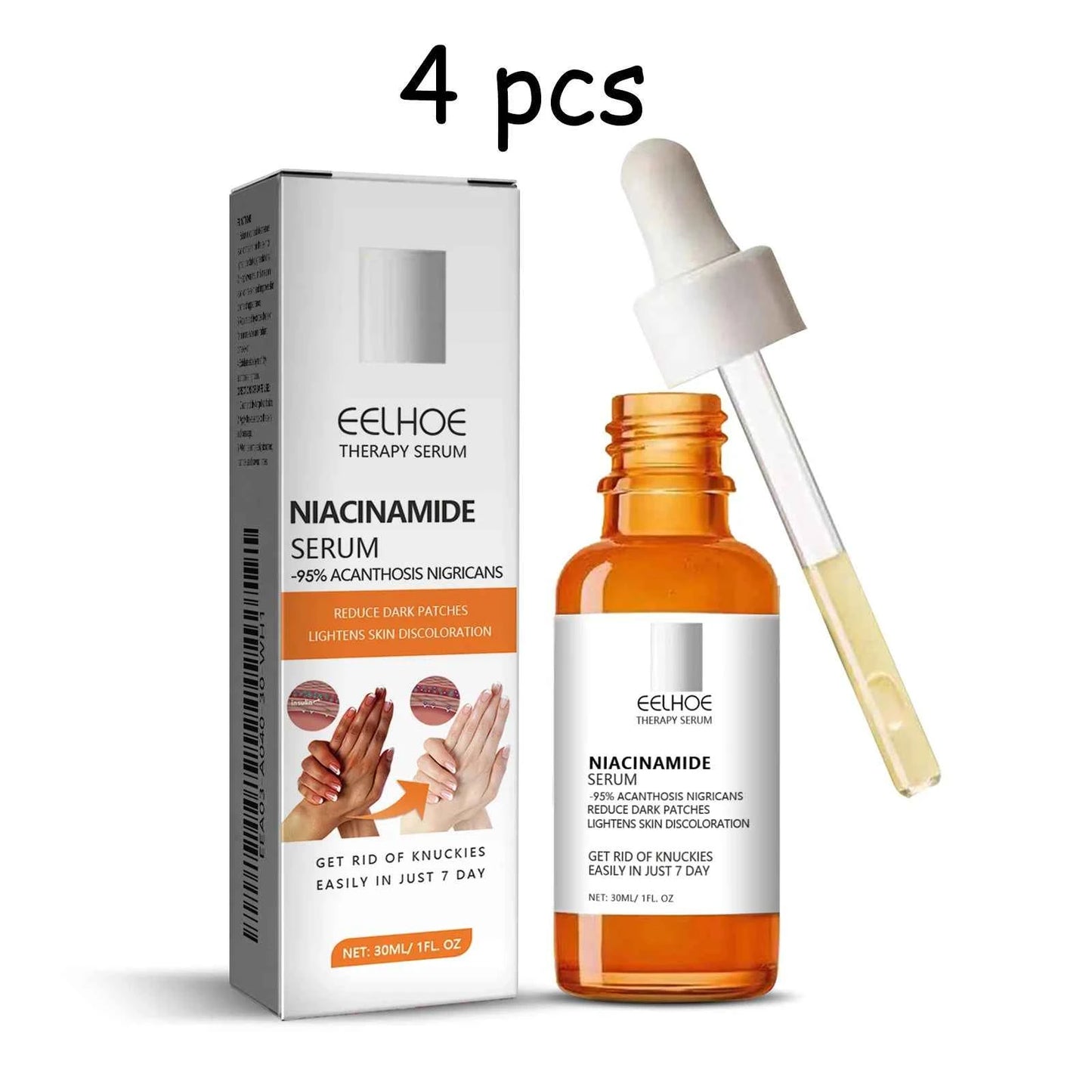EELHOE Face Whitening Serum Reduce Dullness Brightening Skin Tone Moisturizing Enhance Skin Elasticity Body Skin Care Serum
