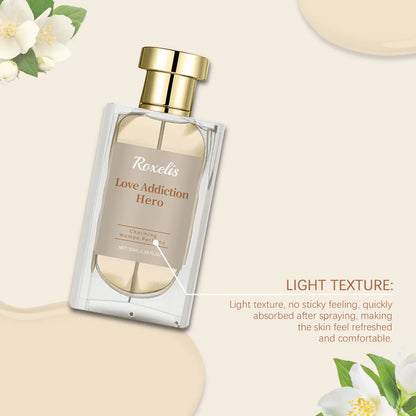 Roxelis 50ml Charming Women Perfume Long Lasting Floral Scent Dating Flirting Atmosphere Natural Fresh Glamour Body Mist Perfume