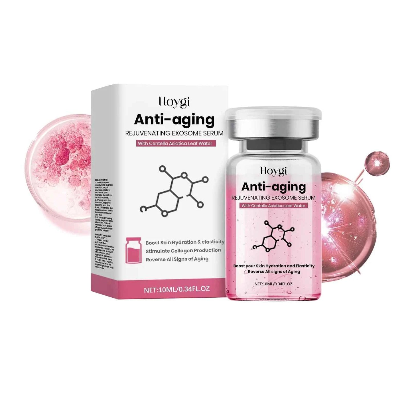 Hoygi 10ml Nourishing Niacinamide Serum Moisturizing Face Care Hydrating Skin Rejuvenating Firm Facial Skin Lifting Serum