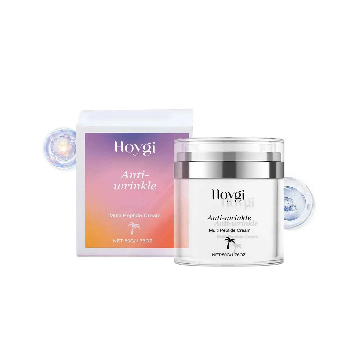 Hoygi 50g Moisturizing Face Cream Smoothing Remove Wrinkles Firming Improve Skin Elasticity Lifting Brightening Face Cream