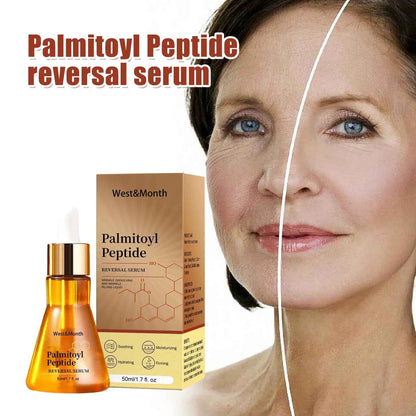 West&Month 50ml Palmitoyl Peptide Firming Facial Serum Hydrating Brightening Smooth Wrinkles Fine Lines Tightening Face Essence