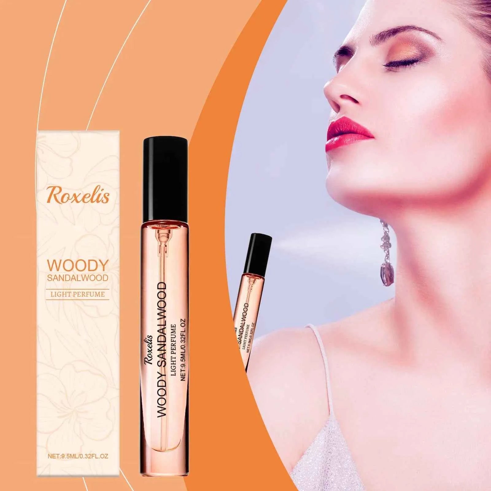 Roxelis Wooden Sandalwood Eau De Toilette Wristband Leave Fragrance Natural Fresh Wood Sandalwood Small Group Atmosphere Perfume