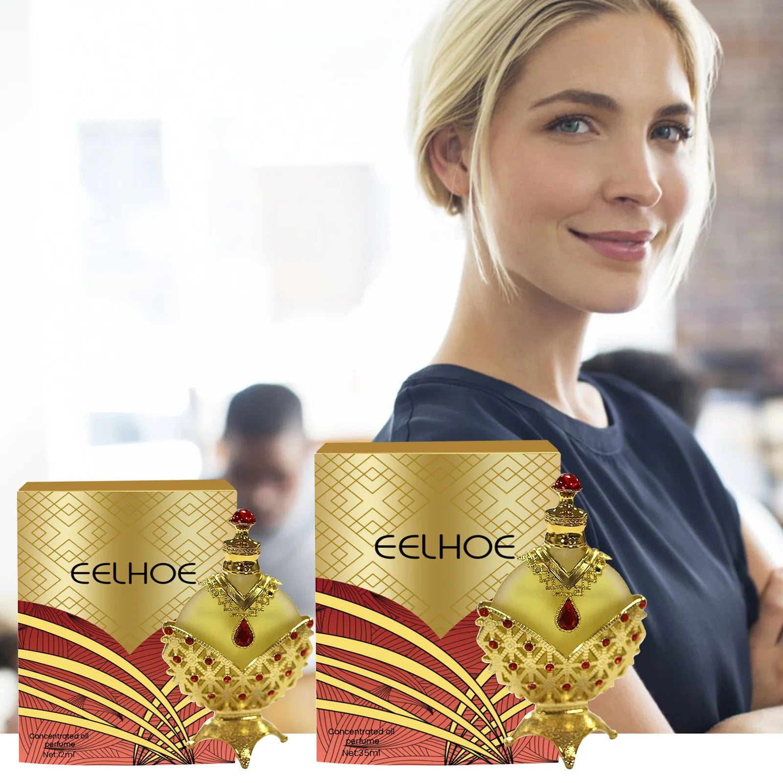 12ml 35ml Eelhoe Concentrated Perfume Oil Endure Effect Couple Date Gift Elegant Retro Condense Eau De Toilette Essential Oil - AMULET RING STORE