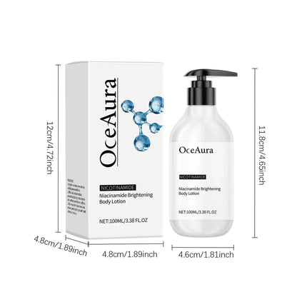 Oceaura Nicotinamide Whitening Skin Lotion Nourishing Moisturizing Fast Absorbed Non-greasy Brightening Tone Skin Care Lotion