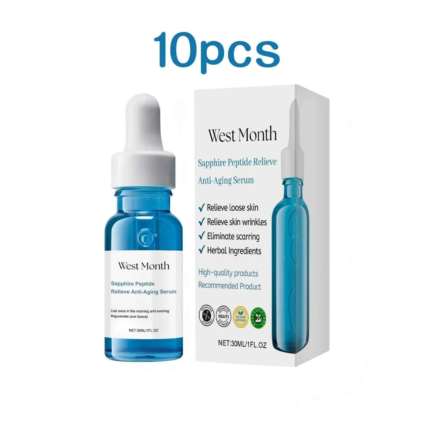 West&Month 30ml Remove Wrinkles Facial Serum Lift Firming Fine Lines Anti Wrinkle Moisturizing Skin Care Tighten Face Serum