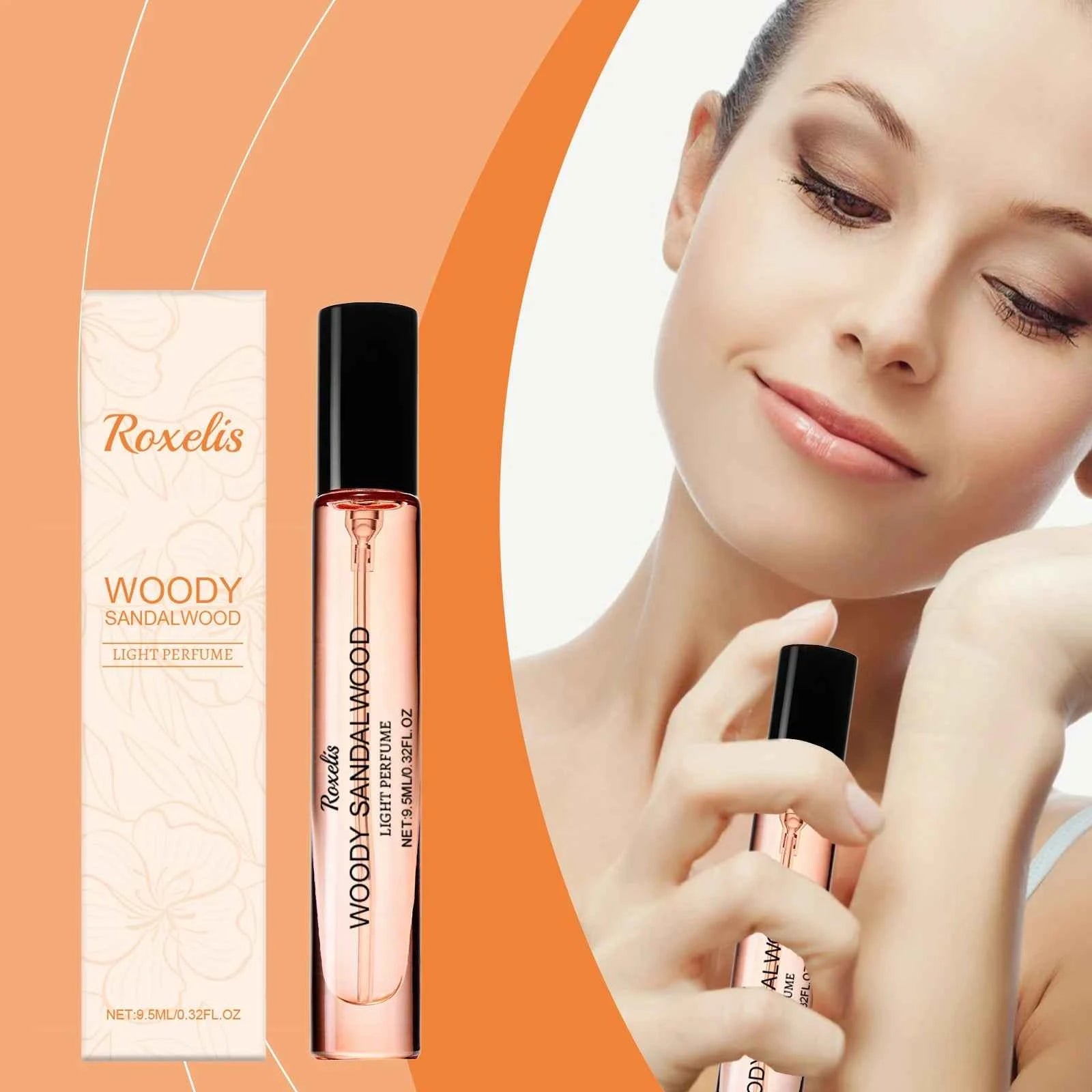 Roxelis Wooden Sandalwood Eau De Toilette Wristband Leave Fragrance Natural Fresh Wood Sandalwood Small Group Atmosphere Perfume