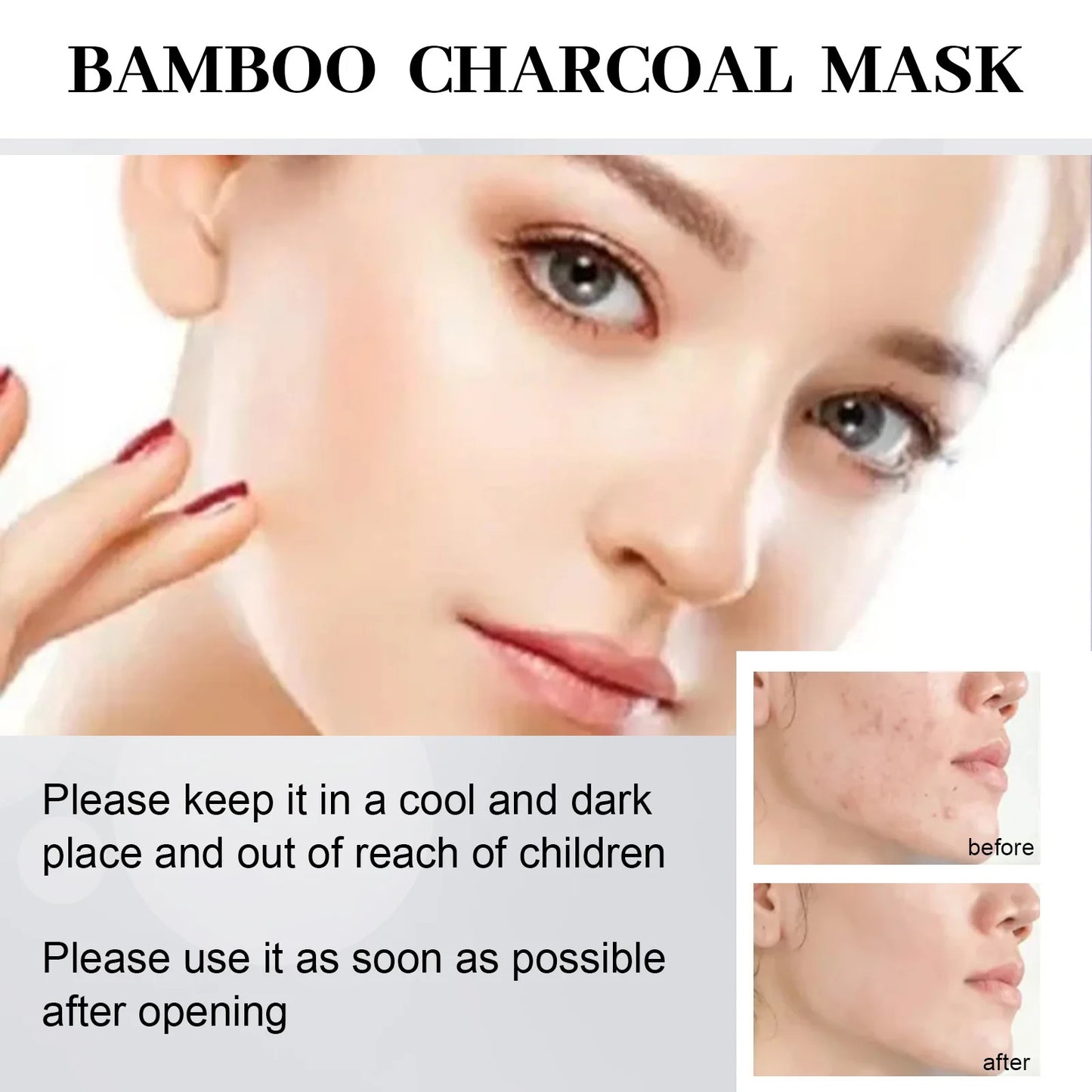 Eelhoe 40g Green Tea Cleansing Solid Face Mask Stick Acne Treatment Oil Control Moisture Remove Blackhead Clean Pores Face Mask - AMULET RING STORE