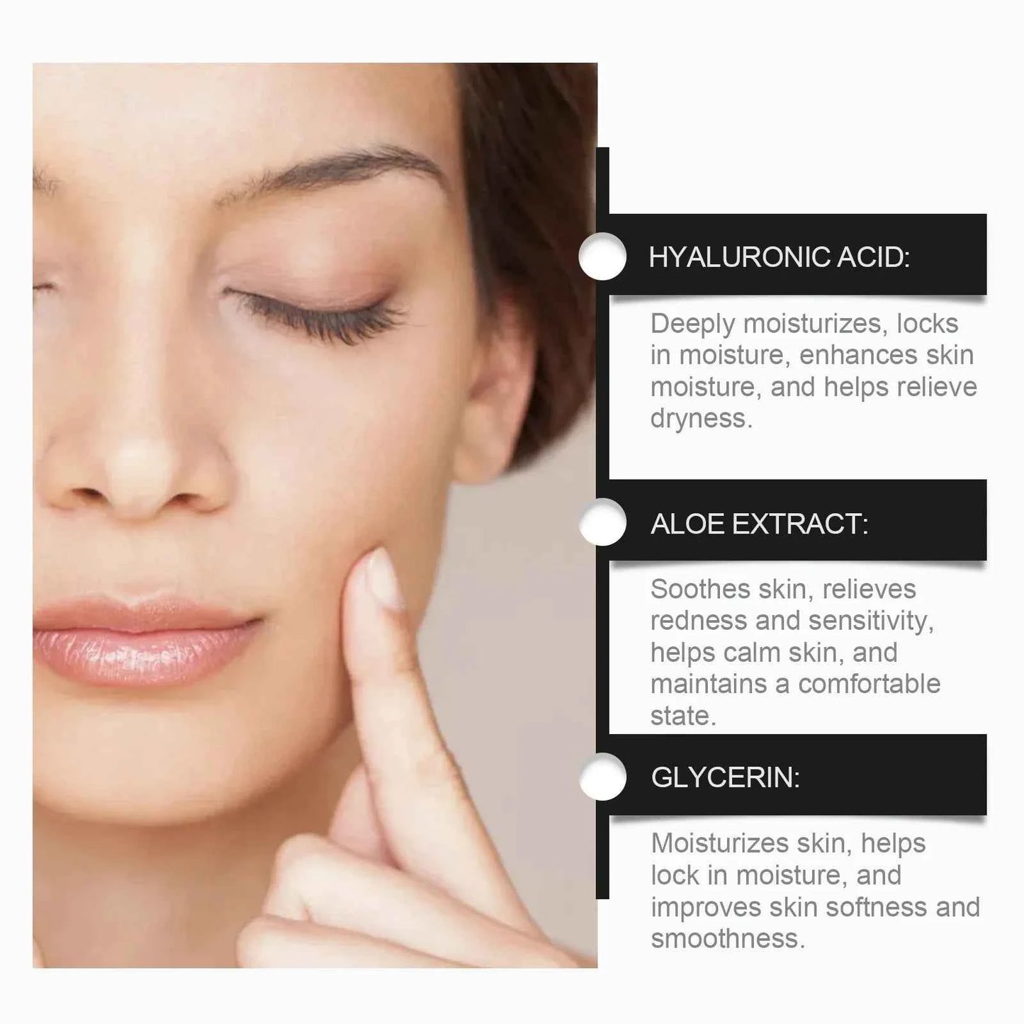 Ouhoe 50g 345 Relief Cream Brightening Skin Hydrate Facial Reapir Blemishes Nourish Long Lasting Moisturizer Soothing Face Cream