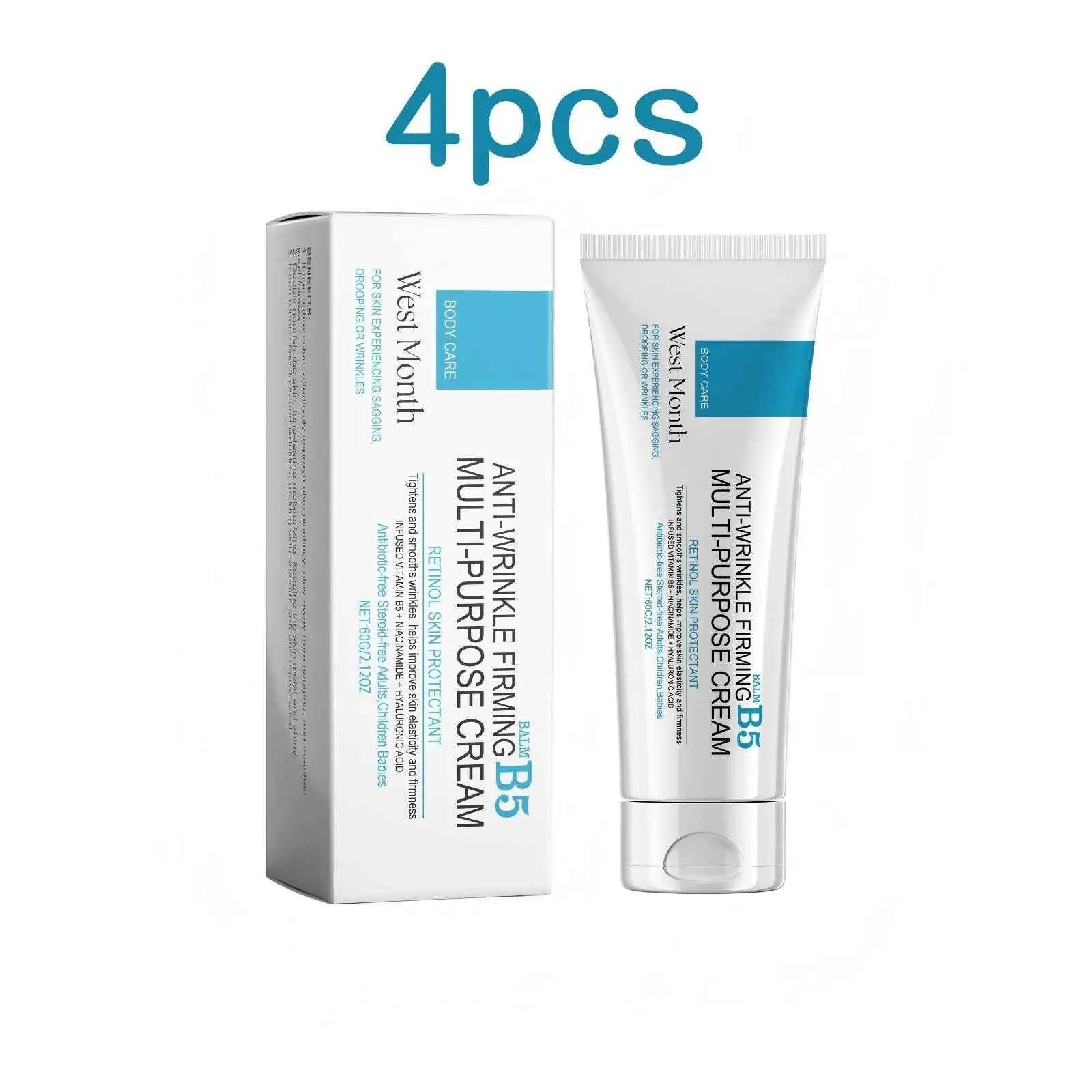 West&Month 60g Butter B5 Firming Cream Face Body Care Improve Sagging Skin Moisturizing Fade Wrinkles Tightening Skin Cream