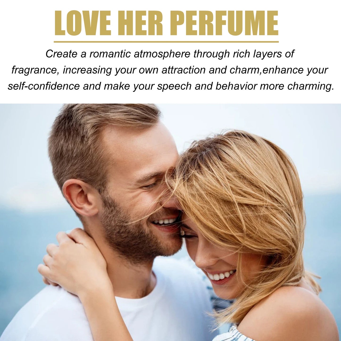 Ouhoe 50ml Pheromone Perfume Love Her Long Lasting Fragrance Refreshing Body Flirting Dating Deodorant Charming Perfume Spray