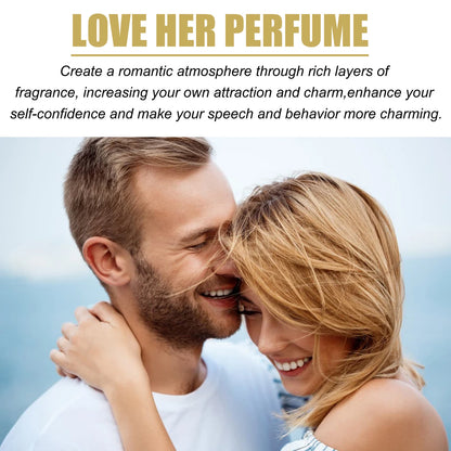 Ouhoe 50ml Pheromone Perfume Love Her Long Lasting Fragrance Refreshing Body Flirting Dating Deodorant Charming Perfume Spray