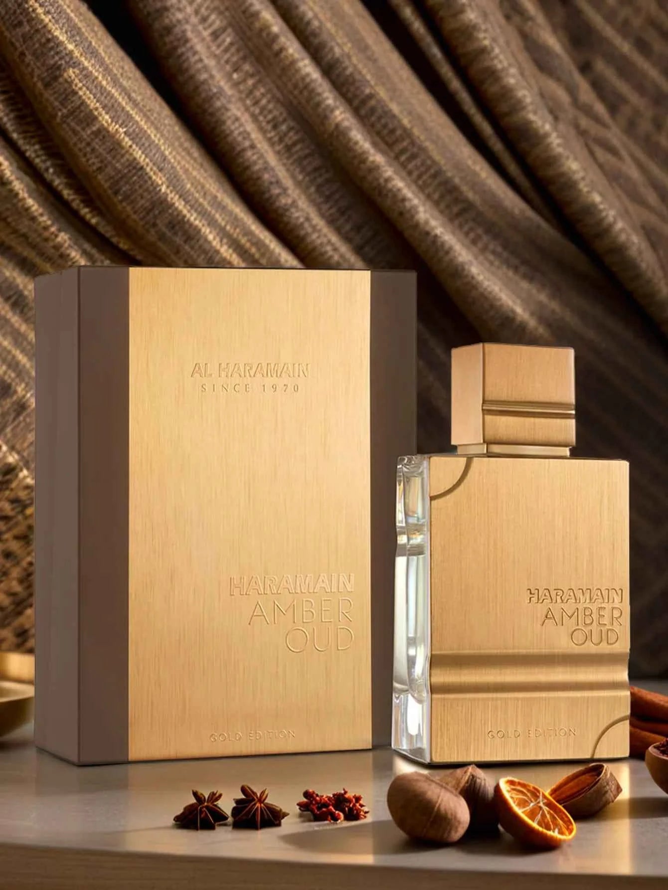 Haramain gold edition -Luxury Amber & Oud Perfume – Perfume Duradero con Notas Amaderadas y Florales