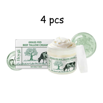 Hoygi Natural Beef Tallow Balm Lasting Moisturizing Improve Skin Texture Enhance Elasticity Smoothing Softening Face Skin Cream