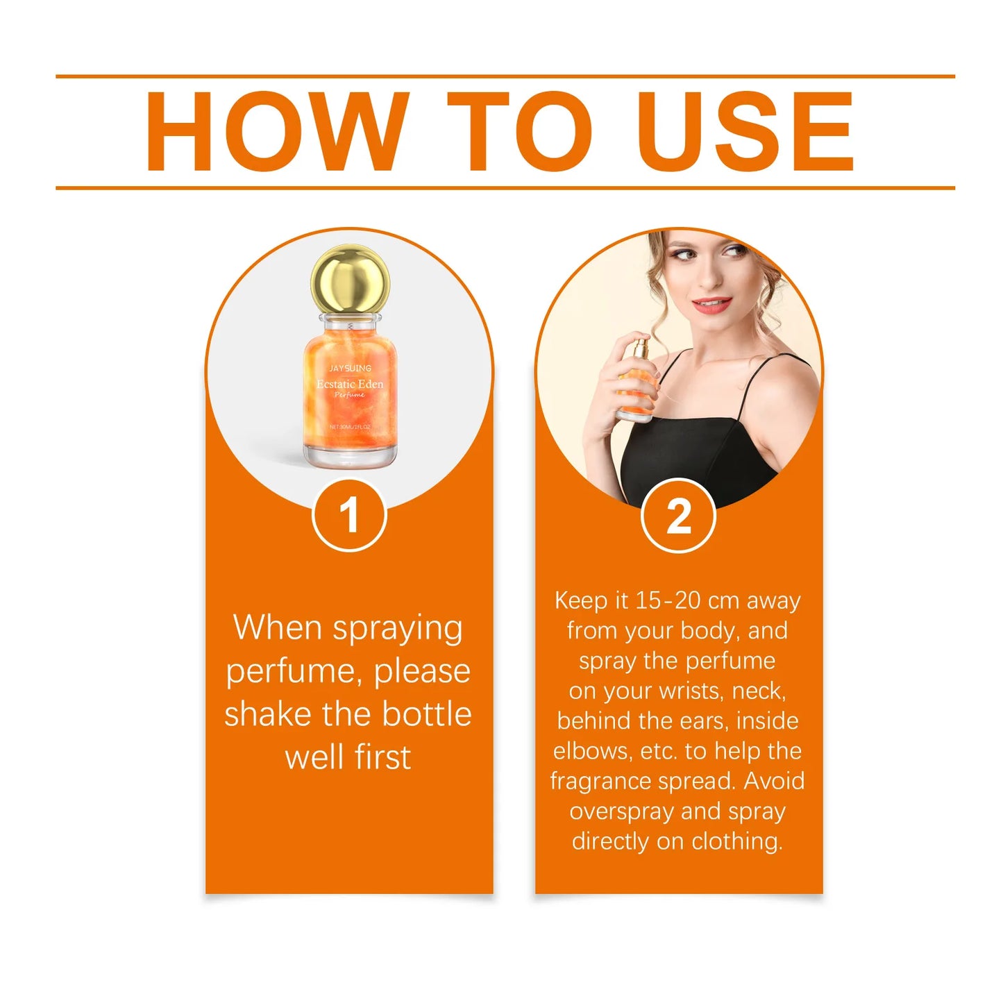 Jaysuing 30ml Carnival Eden Perfume Lasting Floral Fragrance Charm Woman Dating Atmosphere Refresh Body Natural Glamour Perfume