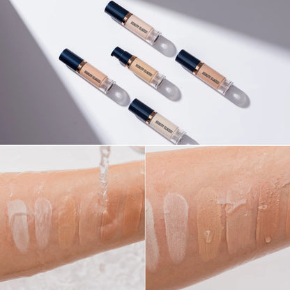 Beauty Glazed 6 Color Liquid Foundation Concealer - Full Coverage, Long-Lasting, Waterproof, Natural Effect, - AMULET RING STORE