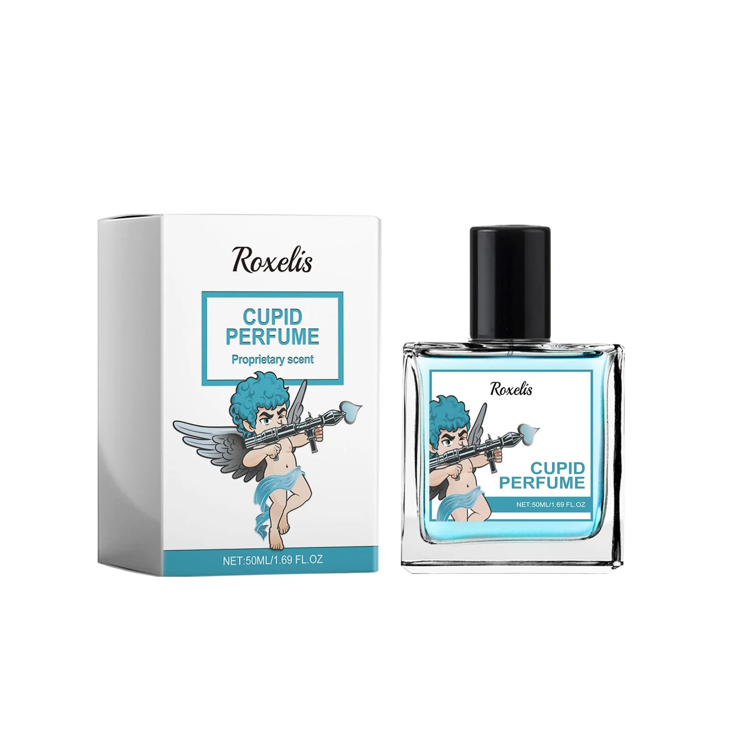 Roxelis 50ml Cupid Glamour Perfume Men Pheromone Fragrance Long Lasting Gentlemen Festival Couple Gifts Cologne Charming Perfume